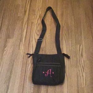 Like new 31 crossbody with A initial
